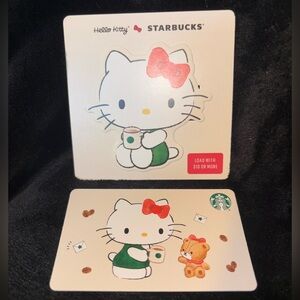Starbucks Hello Kitty Gift Card Set NEW - No Value
